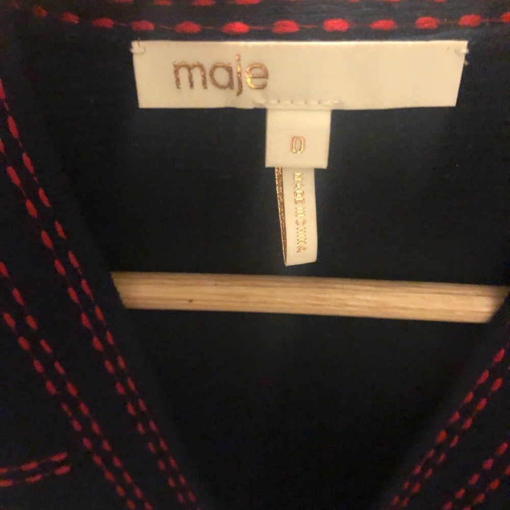 Maje Cardigan with contrasting top stitching - Picture 7 of 7